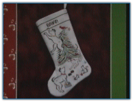 Britty Puppy Christmas Stocking / Brittercup Designs