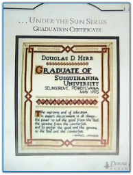 Graduation Certificate / Donna Lee Designs