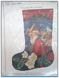 Christmas Rose Stocking / Ellen Mauer Stroh