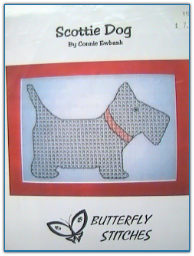 Scottie Dog / Butterfly Stitches
