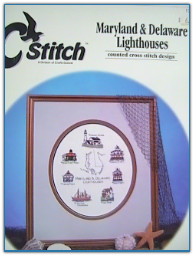 Maryland & Delaware Lighthouses / C Stitch