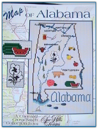 Map of Alabama / Sue Hillis Designs