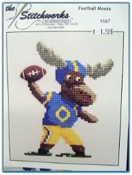 Football Malcolm the Moose / Stitchworks