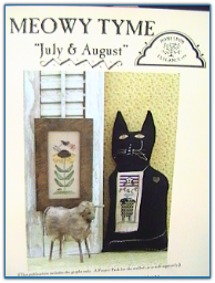 July & August / Meow Tyme / Homespun Elegance