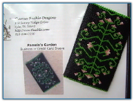Pamela's Garden Business Card Case / Theresa Buchle