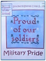 Military Pride / Stitches N Stones Cross Stitch
