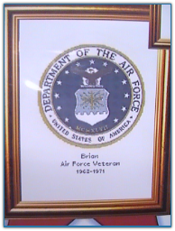Air Force Seal / Cody Country Crossstitch