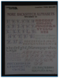 More Backstitch Alphabets / Leisure Arts