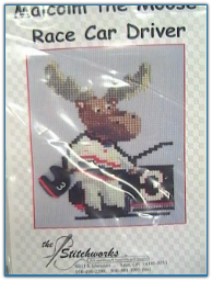 Malcolm the Moose Race Car Driver / Stitchworks