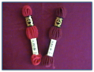 DMC Tapestry Wool Yarn Small Skeins Reds