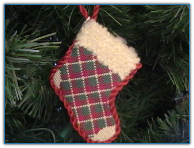 Candy's Plaid Stocking